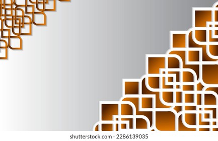 Color ornamental patterned stone relief in arabic architectural style of islamic mosque,greeting card for Ramadan Kareem