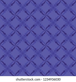 Color ornamental seamless pattern