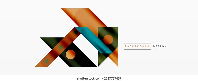 Color overlapping stripes background. Colorful lines composition for wallpaper, banner, background or landing