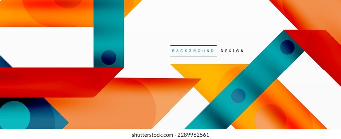 Color overlapping stripes background. Colorful lines composition for wallpaper, banner, background or landing