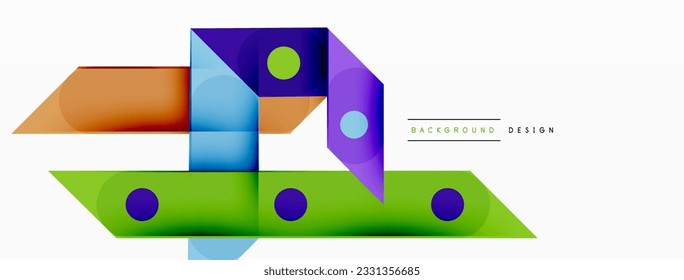 Color overlapping stripes background. Colorful lines composition for wallpaper, banner, background or landing