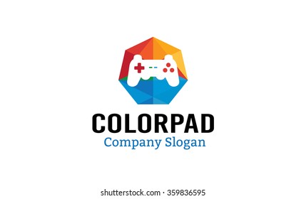 Color Pad Symbol Logo Design Illustration