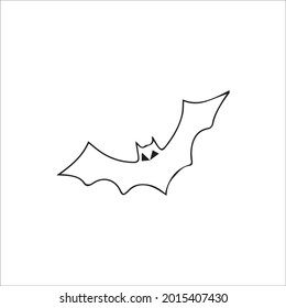 color page bat line art