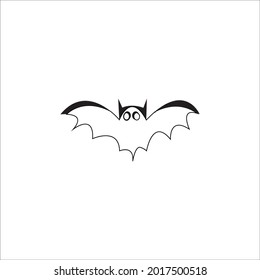 color page bat line art
