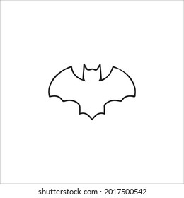 color page bat line art