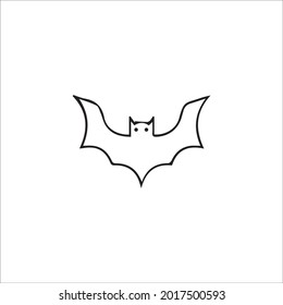 color page bat line art