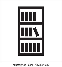 color page bookshelf stationary line art