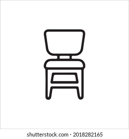color page chair line art
