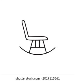 color page chair line art