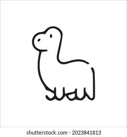 color page dinosaur line art