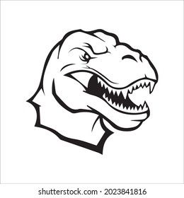 color page dinosaur line art