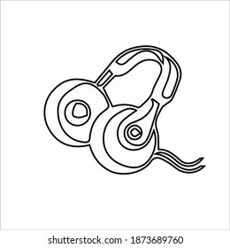 color page electronic device line art