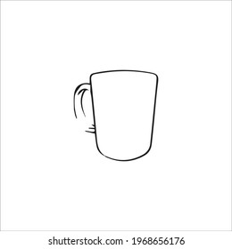 color page mug line art