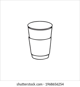 color page mug line art