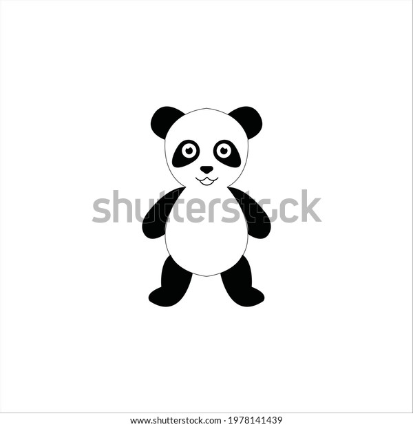 Color Page Panda Line Art Stock Vector (Royalty Free) 1978141439 ...