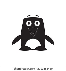 color page penguin line art