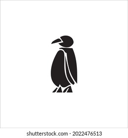 color page penguin line art