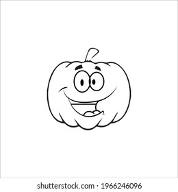 color page pumkin line art
