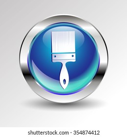 color paint brush vector abstract design background