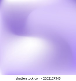 Farblackierter, flüssiger Lavendelhintergrund. Pastellfashion Trendy Violet Hintergrund. Lila Dynamische Spotlight kurven glatte Oberfläche. Wasserfarbiges Fluid Lebende kalte weiße schwirl Farbmesh.
