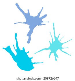 color paint splash
