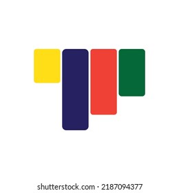 color in paint, vector logo icon
