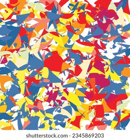 Color paints seamless pattern, vector background.