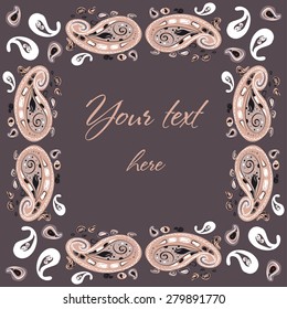 Color Paisley Background