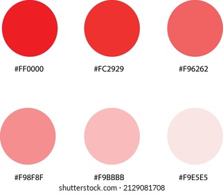 the color palette and the code in the form of a circle can be used for coloring needs