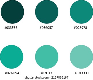 the color palette and the code in the form of a circle can be used for coloring needs