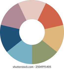 color palette, combination with its elegance and depth. color palette vector illustration.