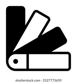 Color Palette Creative Agency icon illustration