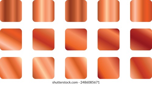 Conjunto de degradado de paleta de colores. Degradado rojo. Conjunto de Gradientes rojos, degradado rojo. Gradientes rojos. Gradientes modernos aislados sobre fondo blanco