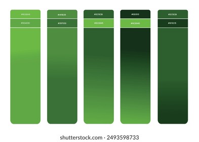 Color Palette, Gradient Color Swatches in RGB, Paint Palette, Bright Colors in HEX Codes Catalog, Colorful hues Tones.