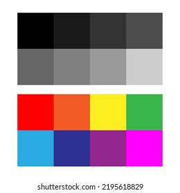 Color palette, great design for any purposes. Rainbow background. Vector illustration. stock image. 