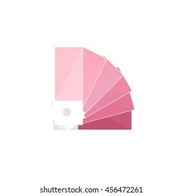 Color palette guide in a flat style. Digital drawing. Web design. Graphics. Vector illustration.