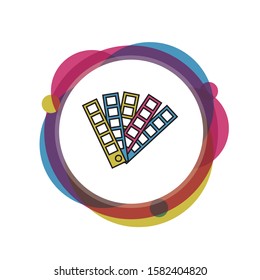 
Color palette guide logotype design templates. Modern easy to edit logo template.