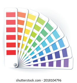 Farbpalettenführung der Farbprobe, Farbauswahlkatalog.