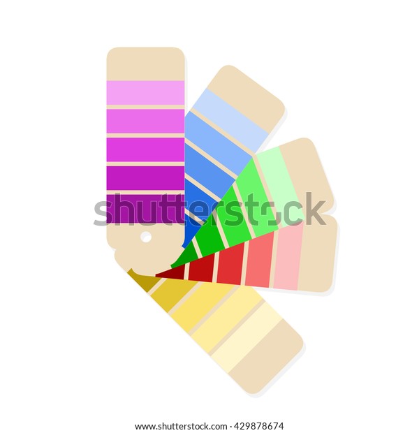 Color Palette Guide Vector Illustration Color: เวกเตอร์สต็อก (ปลอดค่า ...
