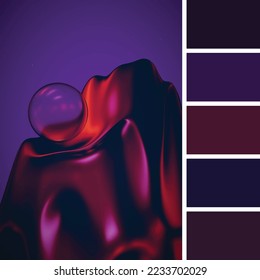 color palette of color harmony from photos