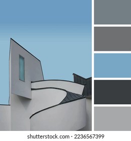 color palette of color harmony from photos