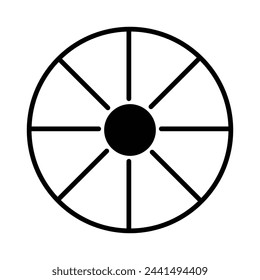 Color Palette icon editable stock vector illustration