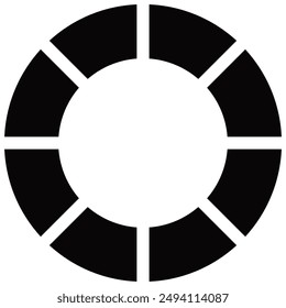 color palette icon with glyph style