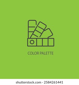 A color palette icon logo is a set of colors that represent a brand's personality. These colors are used in the logo, website, business cards, and other brand materials