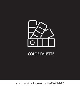 A color palette icon logo is a set of colors that represent a brand's personality. These colors are used in the logo, website, business cards, and other brand materials