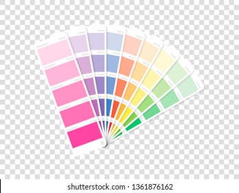The color palette on a transparent background.