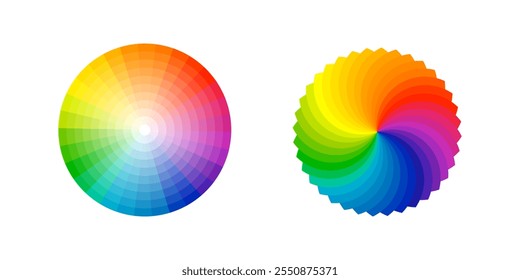 Color palette. 
Scheme combinations symbol. Color Scheme