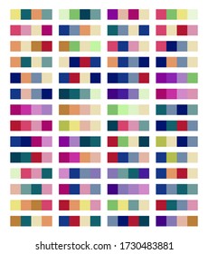 Color Palette Swatches Vector Design