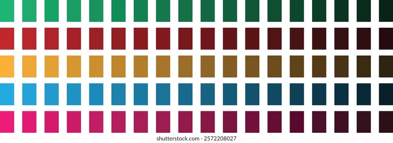 Color Palette. Color Template Chart for your design. Colour Guide Illustration,Color palette, Table color shades. Color harmony. Trend colors