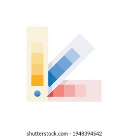 Paleta de color Vector Ilustración plana icono Estilo. EPS 10